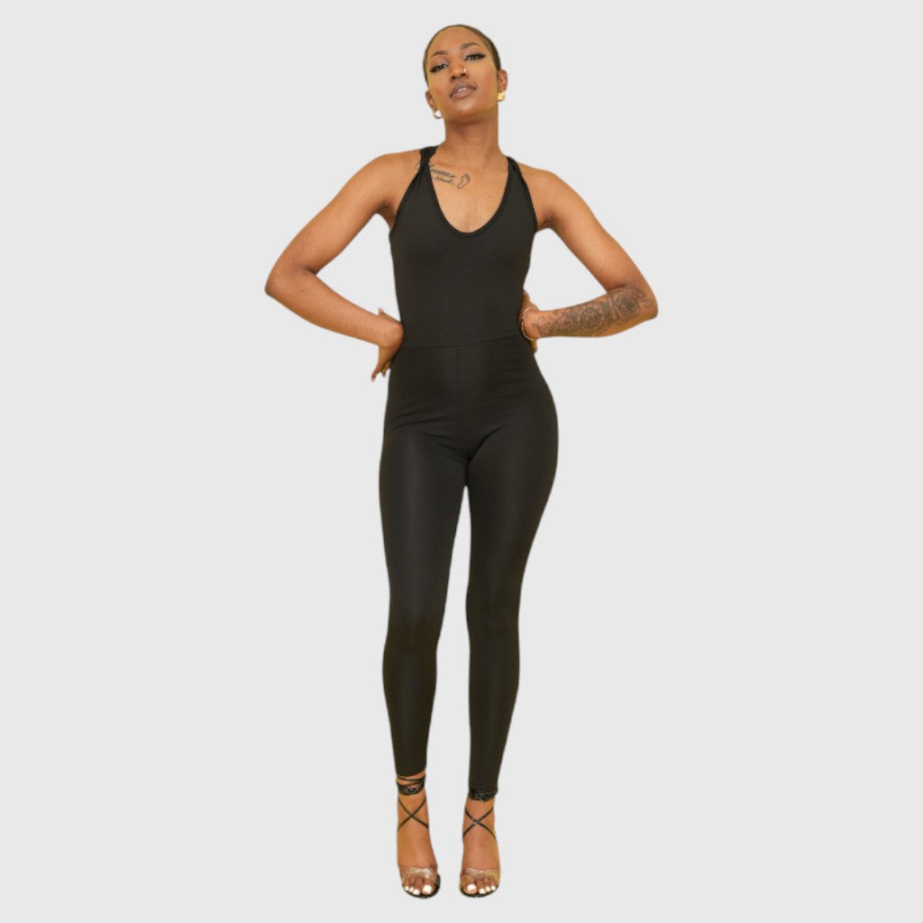 Black Active Jumpsuit